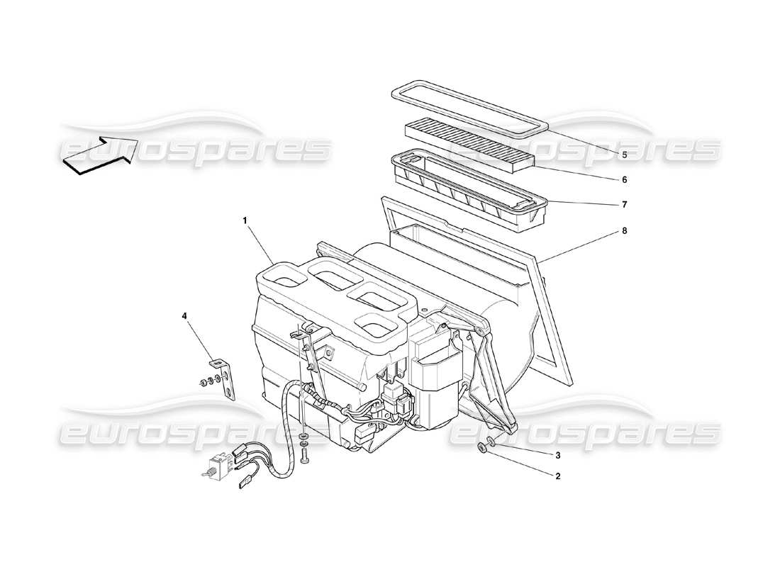 part diagram containing part number 65384300