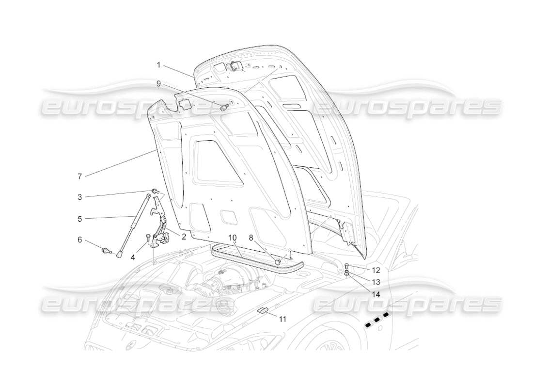 part diagram containing part number 68351700