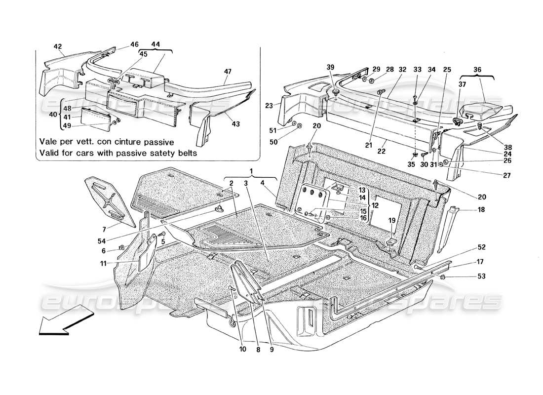 part diagram containing part number 62201100