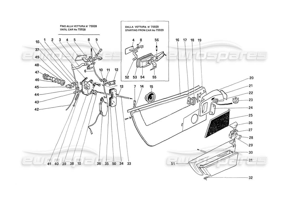 part diagram containing part number 61997000