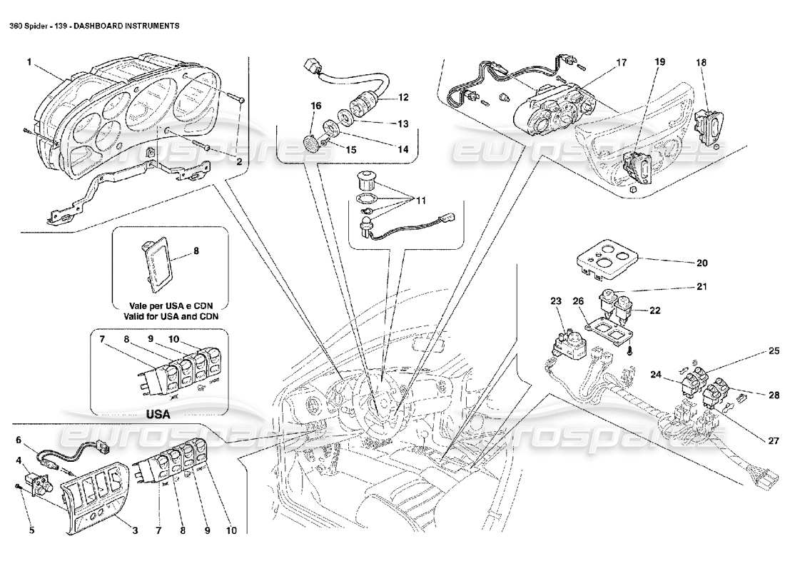 part diagram containing part number 185945