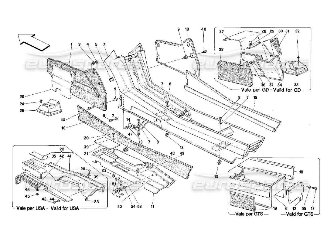 part diagram containing part number 63582905