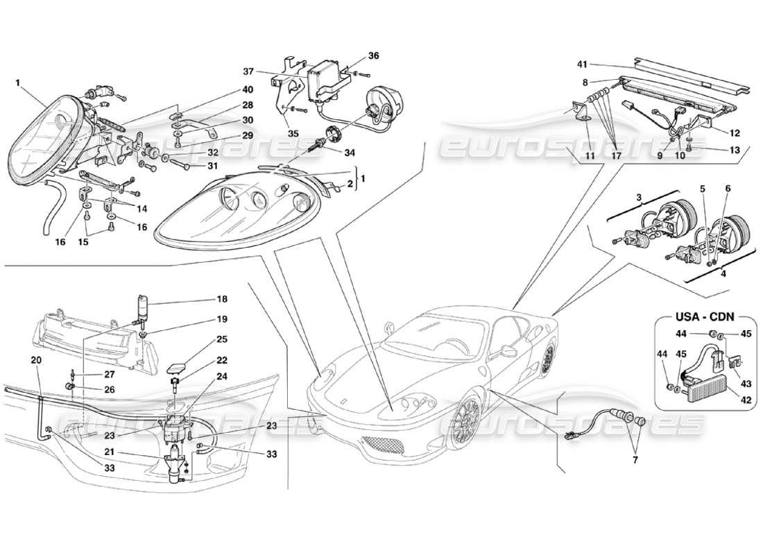 part diagram containing part number 65164700