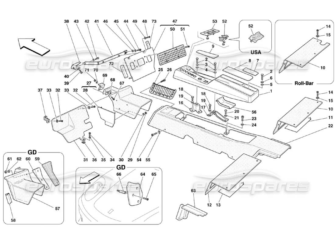 part diagram containing part number 65847800