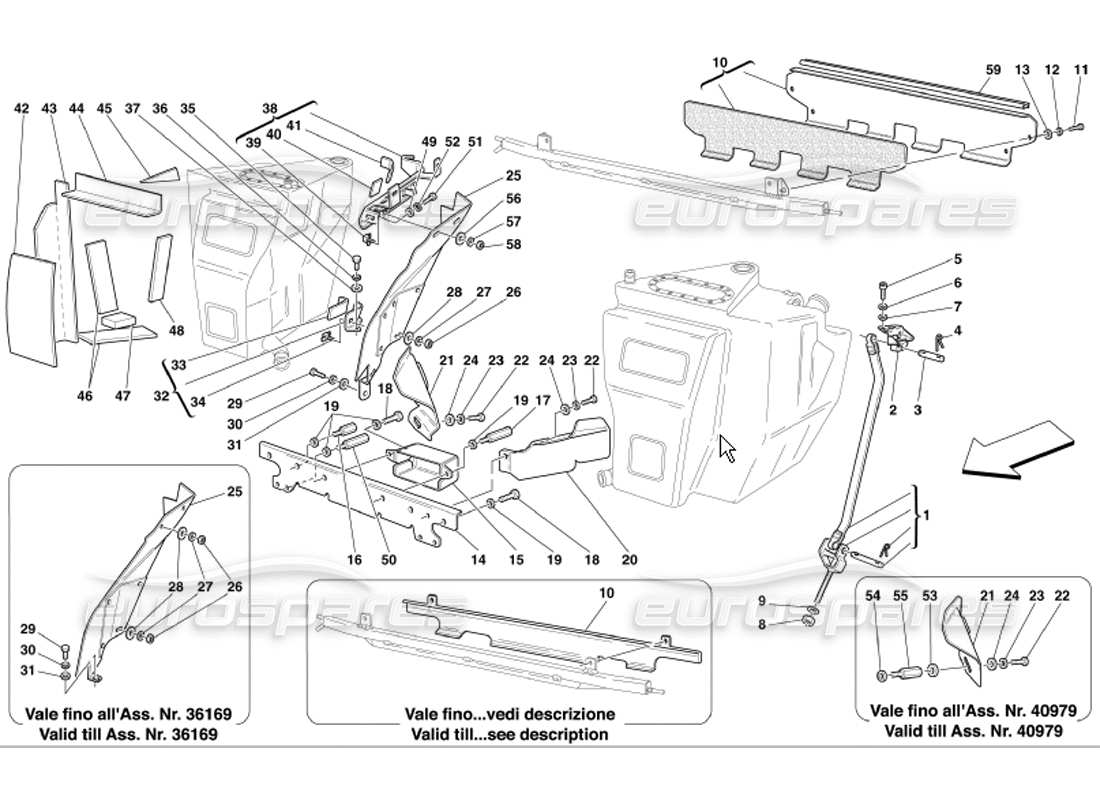 part diagram containing part number 12605374