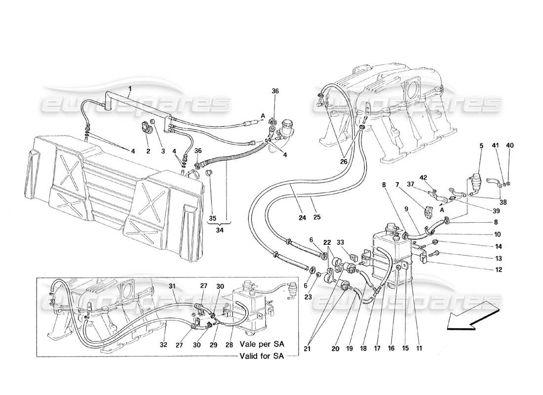 part diagram containing part number 142407