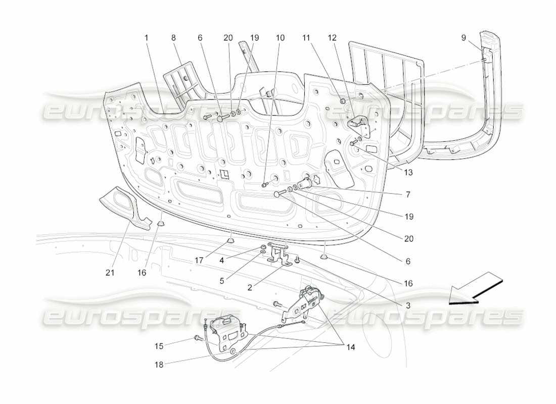 part diagram containing part number 14059117