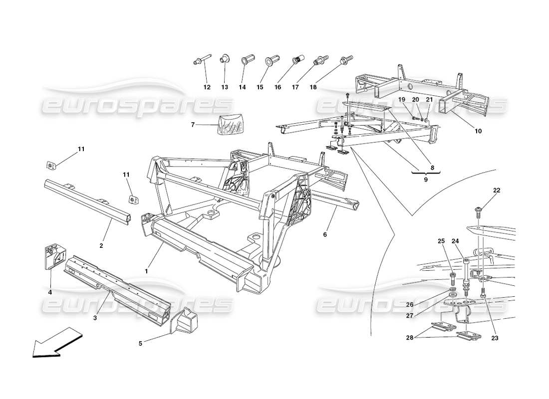 part diagram containing part number 208610