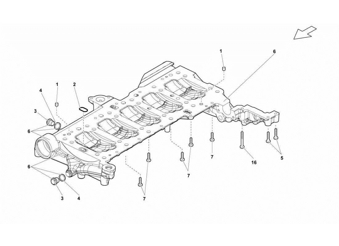 lamborghini gallardo sts ii sc oil sump part diagram