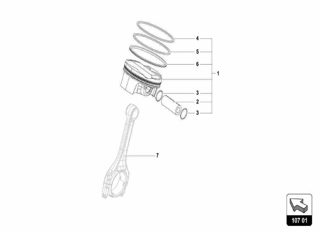 lamborghini centenario spider piston part diagram