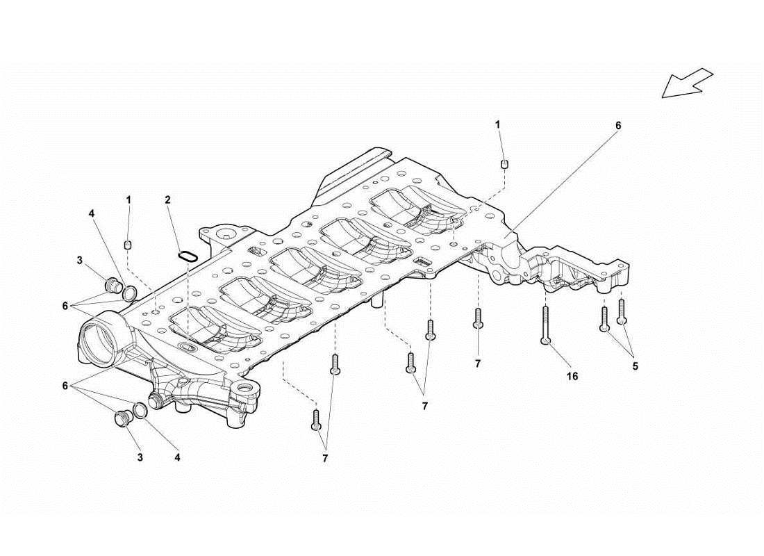 lamborghini gallardo lp570-4s perform oil sump part diagram