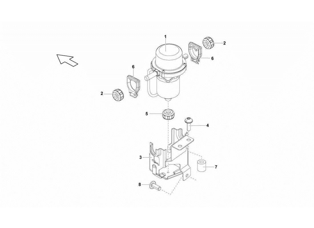 lamborghini gallardo sts ii sc electric brake system pump part diagram