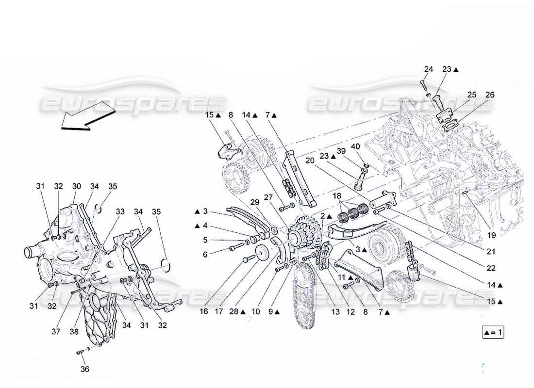 maserati qtp. (2010) 4.2 timing part diagram