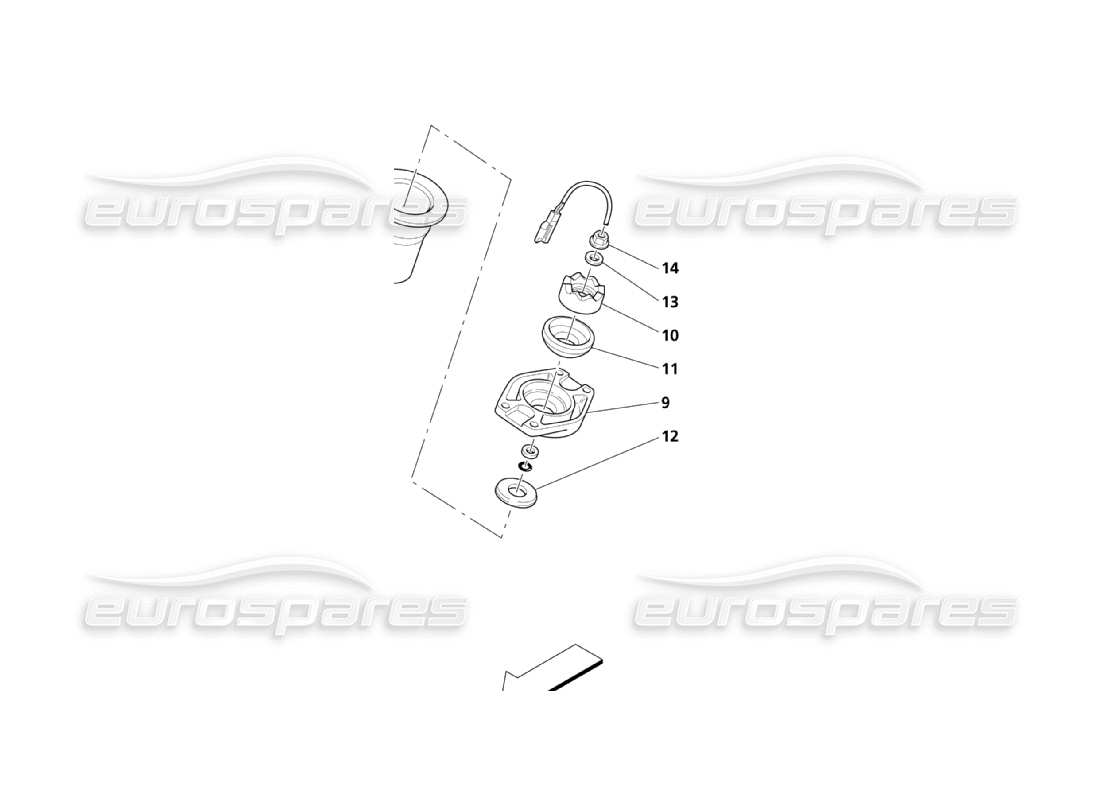 maserati qtp. (2003) 4.2 rear underframe part diagram