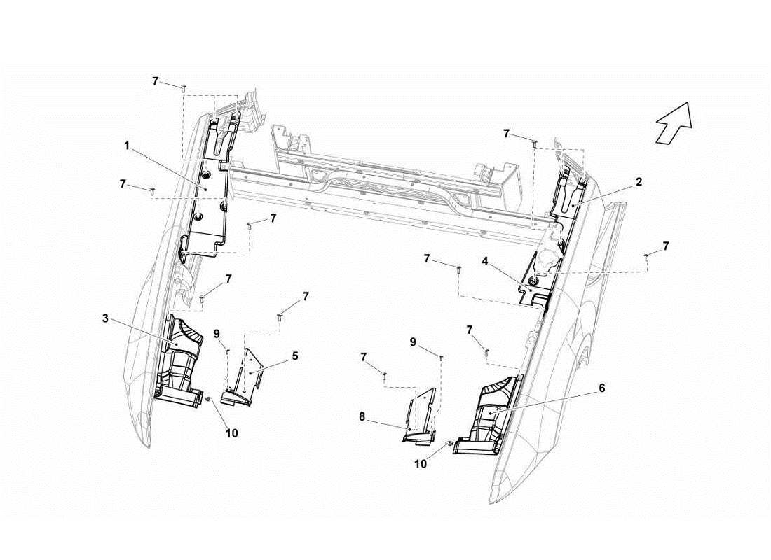 lamborghini gallardo lp570-4s perform aesthetic heat part diagram