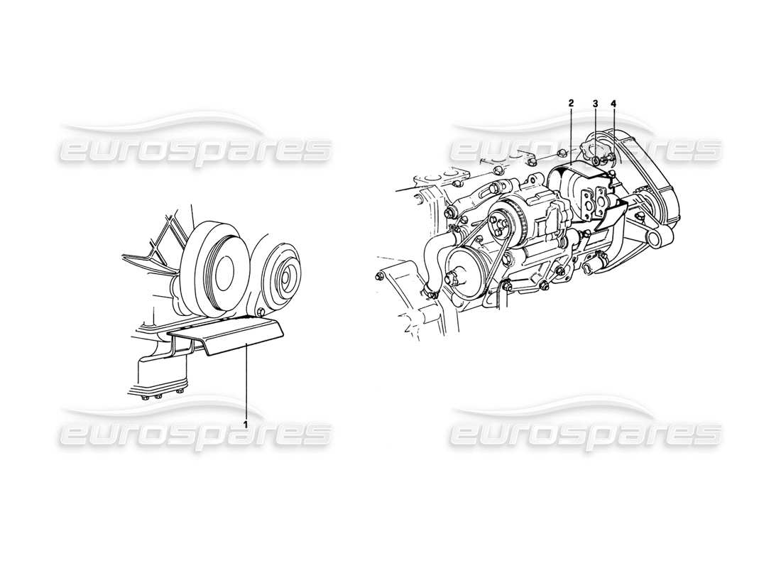 ferrari 308 gtb (1980) guards (variants for aus version) part diagram