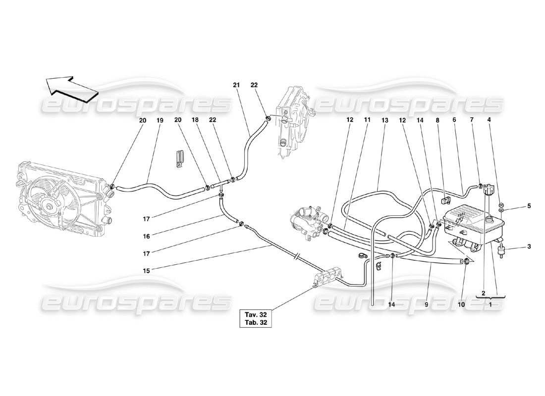 ferrari 360 challenge (2000) nourice part diagram