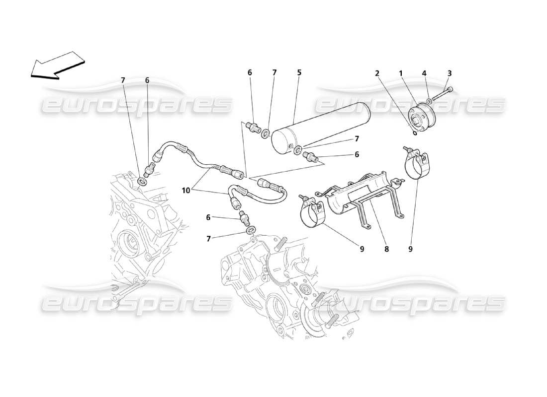 maserati qtp. (2003) 4.2 hydraulics for timing part diagram