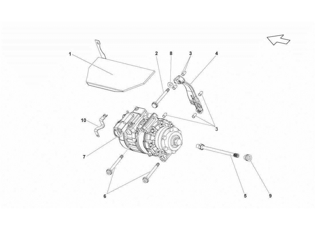 lamborghini gallardo sts ii sc air conditioning system part diagram