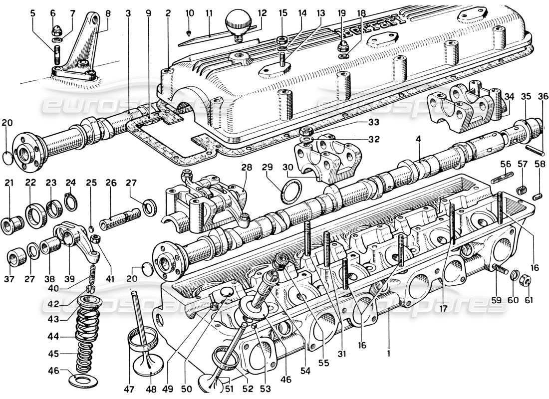 part diagram containing part number fccg009