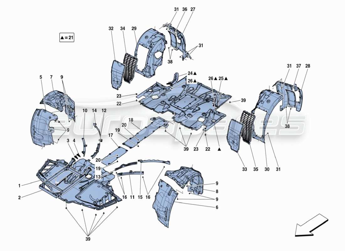 part diagram containing part number 82955800