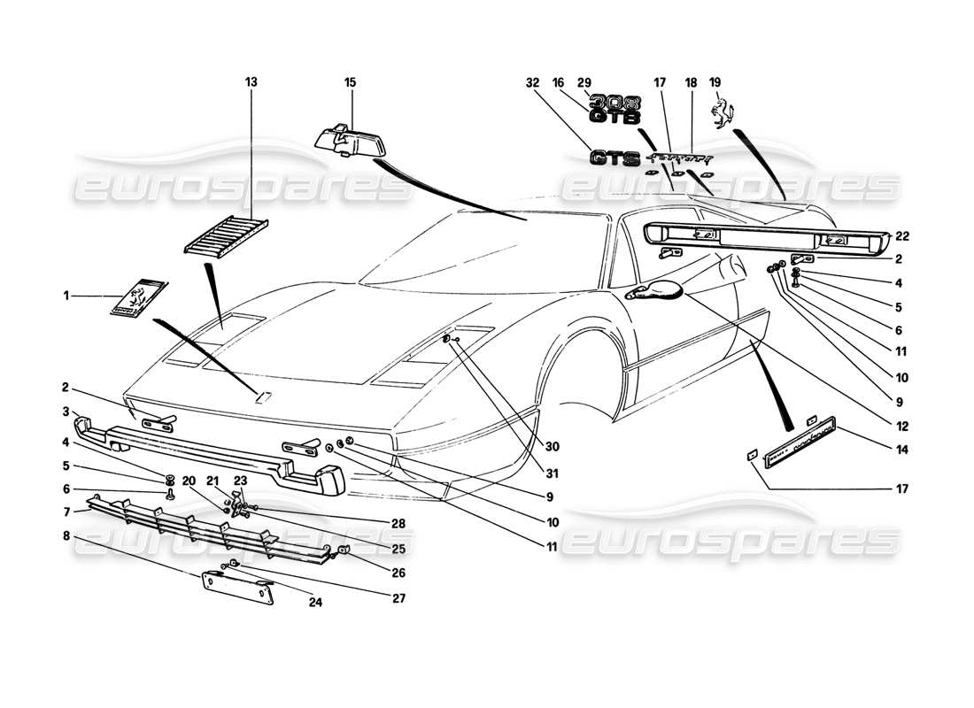 part diagram containing part number 60044203