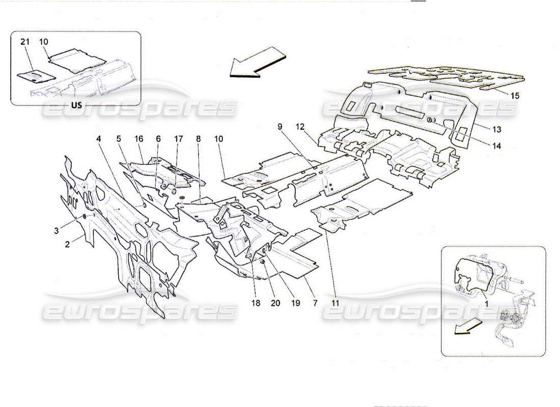 part diagram containing part number 67225100