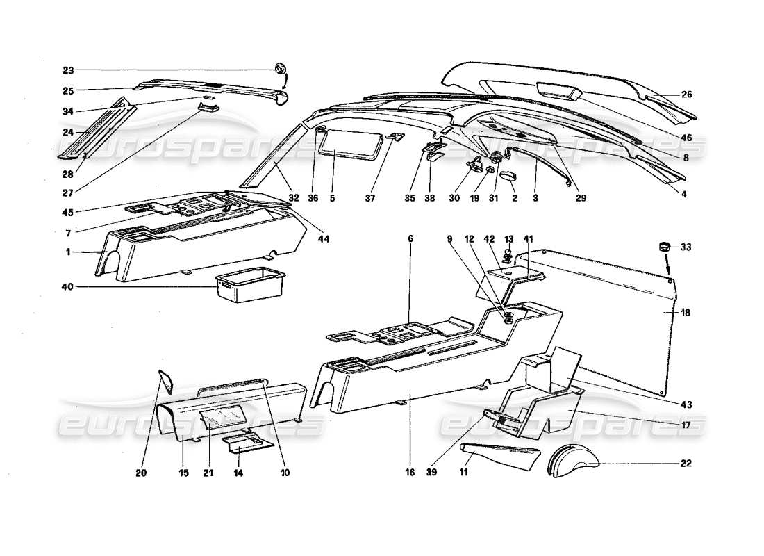 part diagram containing part number 61847600