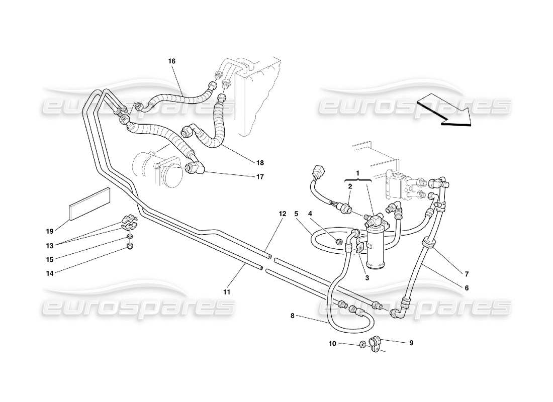 part diagram containing part number 62964600