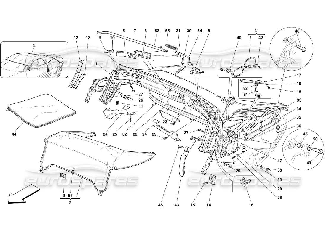 part diagram containing part number 64897702