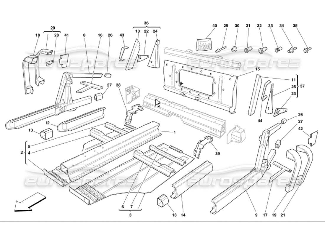 part diagram containing part number 6166151