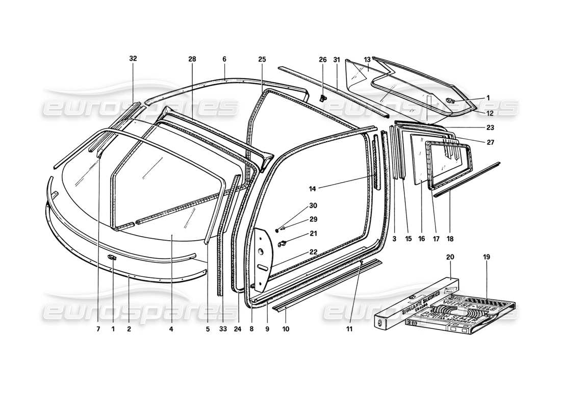 part diagram containing part number 60352309