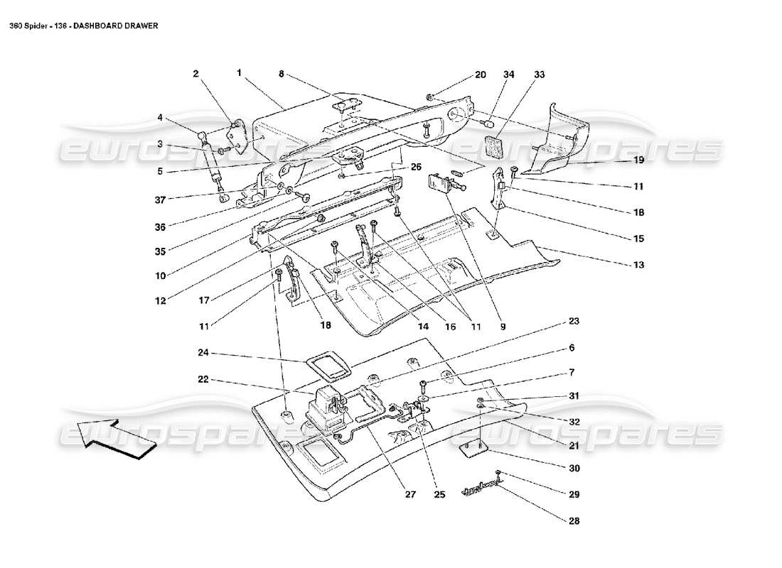 part diagram containing part number 65712000