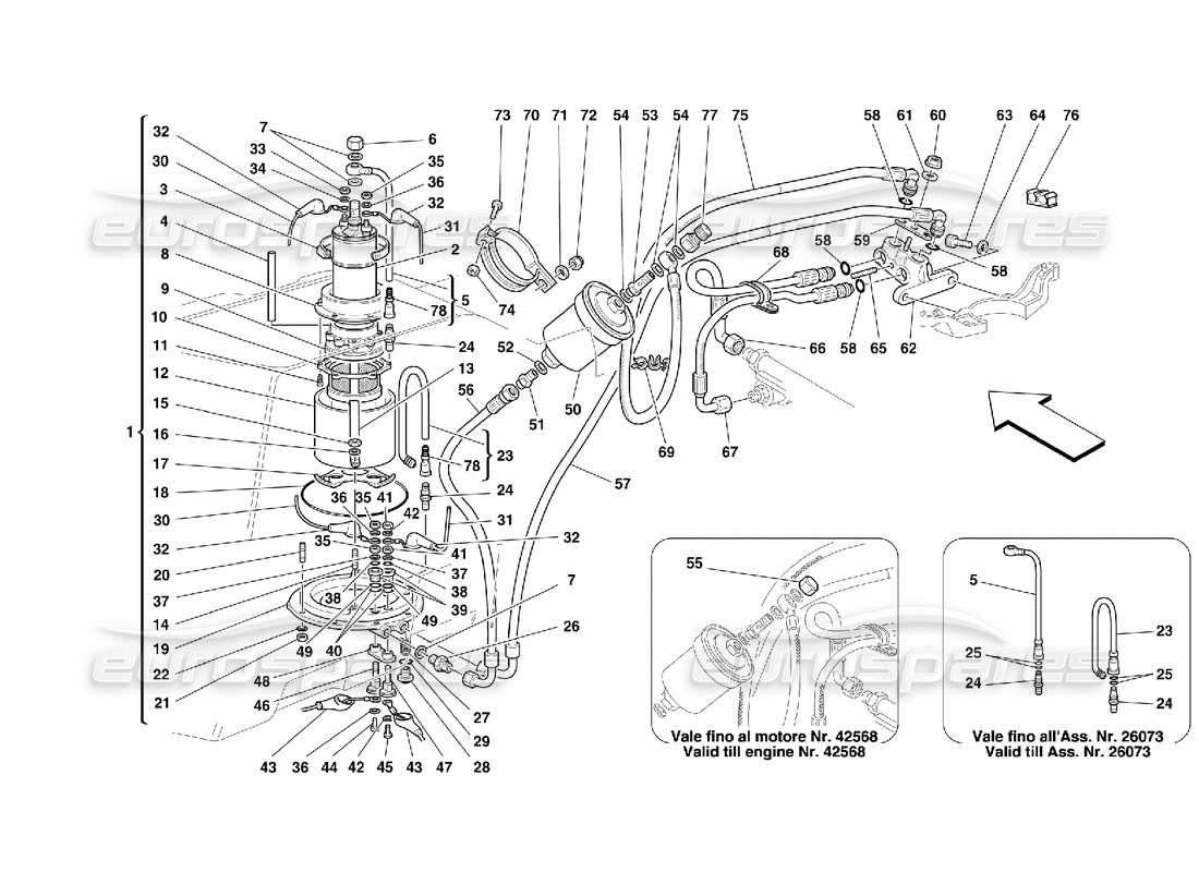 part diagram containing part number 133967