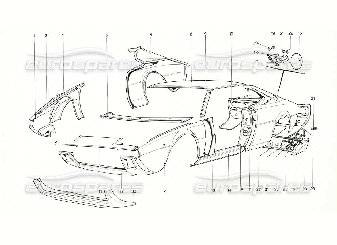 part diagram containing part number 40196403