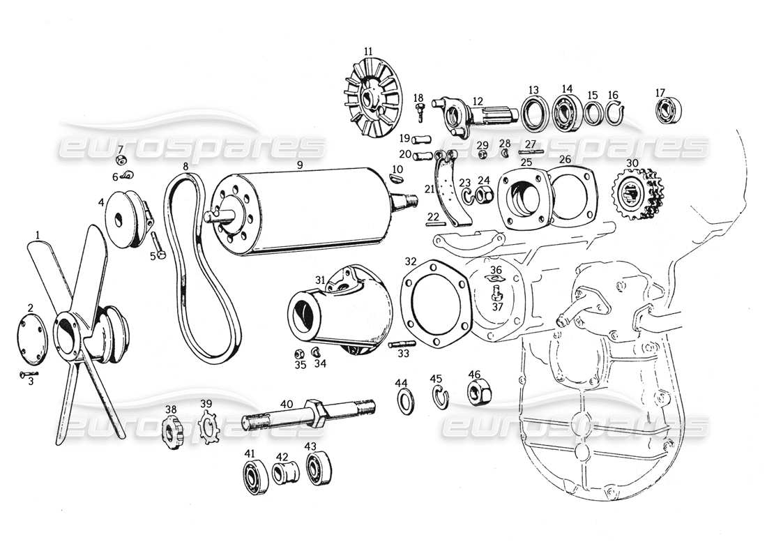 part diagram containing part number mc2039/10