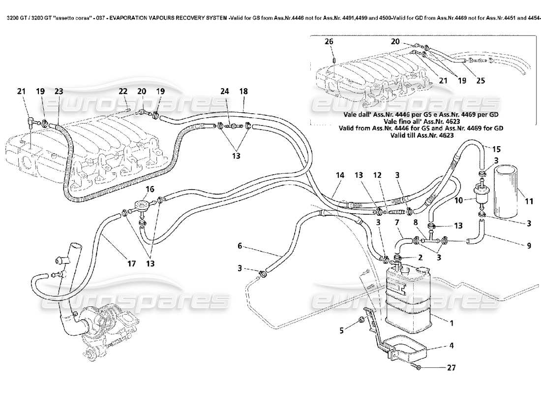 part diagram containing part number 585064500