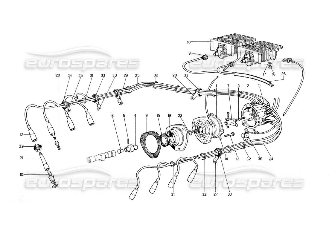 part diagram containing part number fht019