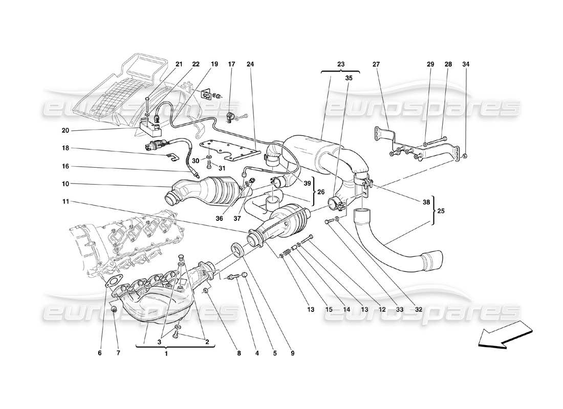 part diagram containing part number 16045624