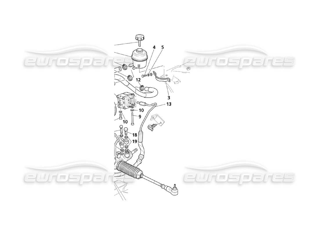 maserati qtp. (2003) 4.2 complete pedal support part diagram