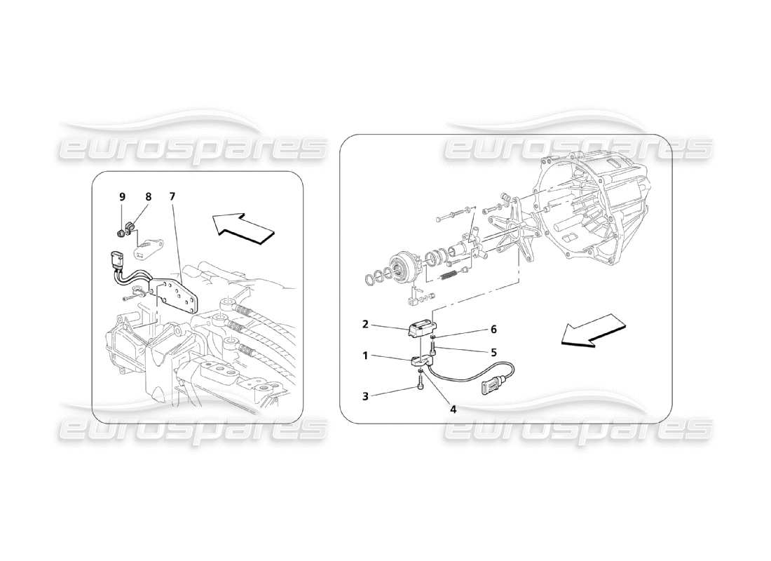 maserati qtp. (2003) 4.2 clutch electronic controls for f1 gearbox part diagram