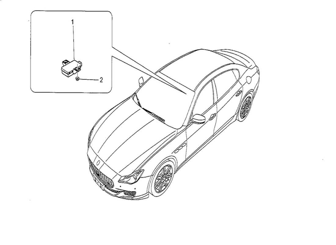 maserati qtp. v8 3.8 530bhp 2014 tyre pressure monitoring system part diagram