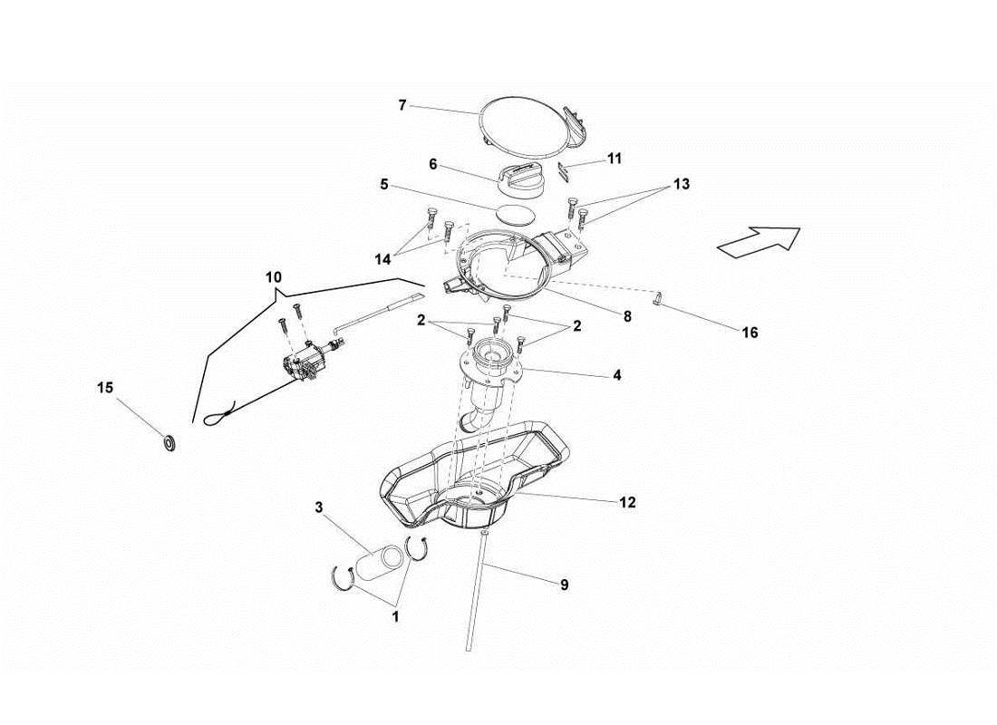 lamborghini gallardo lp570-4s perform fuel cap part diagram