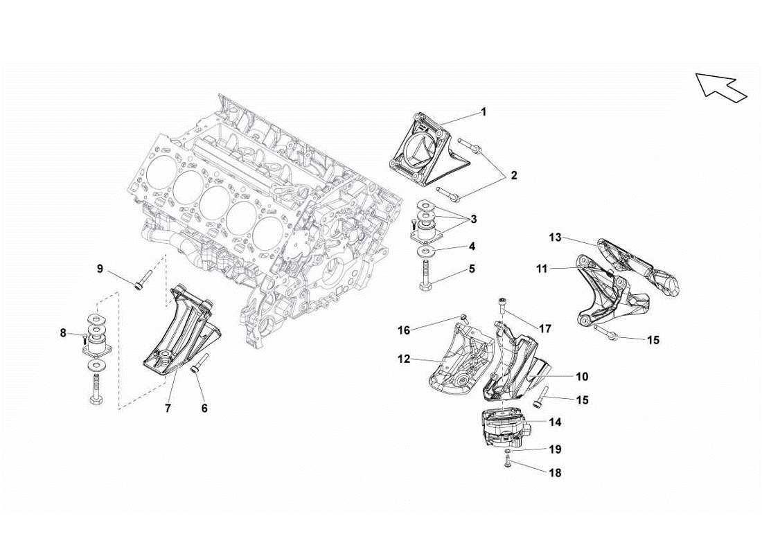 lamborghini gallardo lp570-4s perform securing parts for engine part diagram