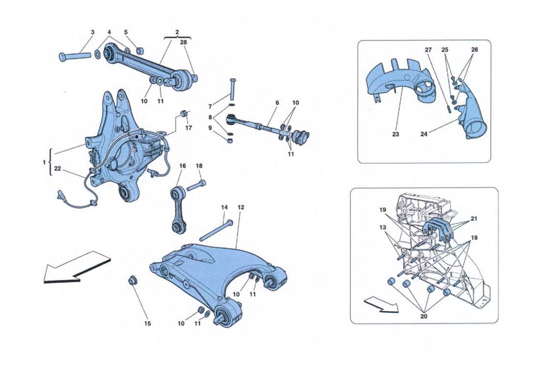 ferrari 458 challenge leve part diagram