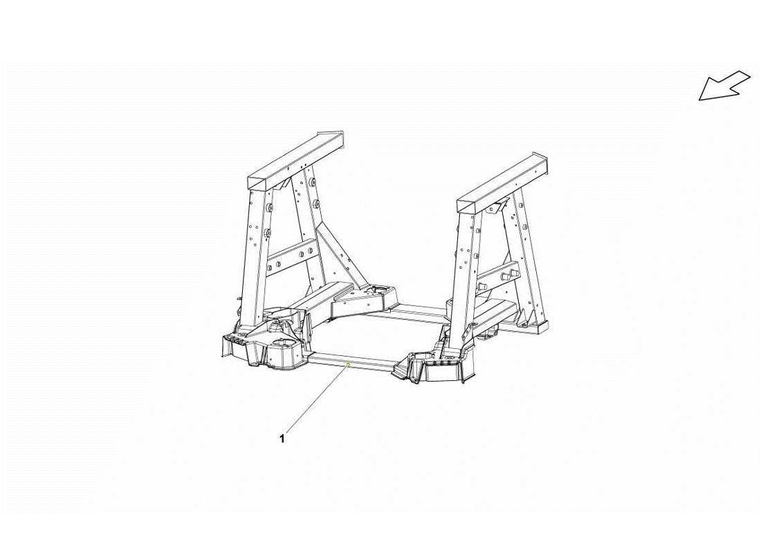 lamborghini gallardo lp570-4s perform rear frame elements part diagram