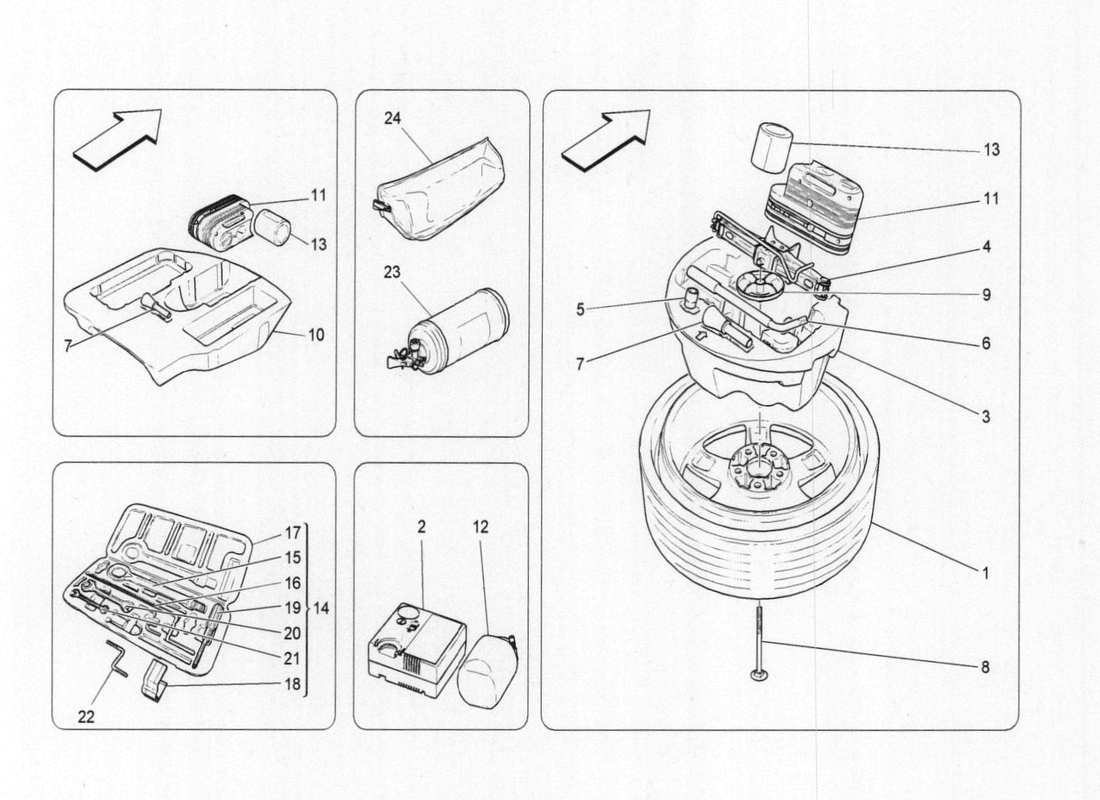 maserati qtp. v6 3.0 bt 410bhp 2015 accessories provided part diagram