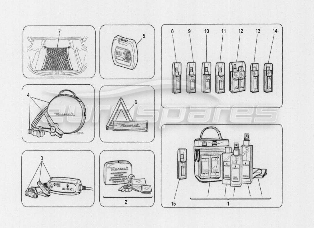 maserati qtp. v8 3.8 530bhp auto 2015 external vehicle devices part diagram