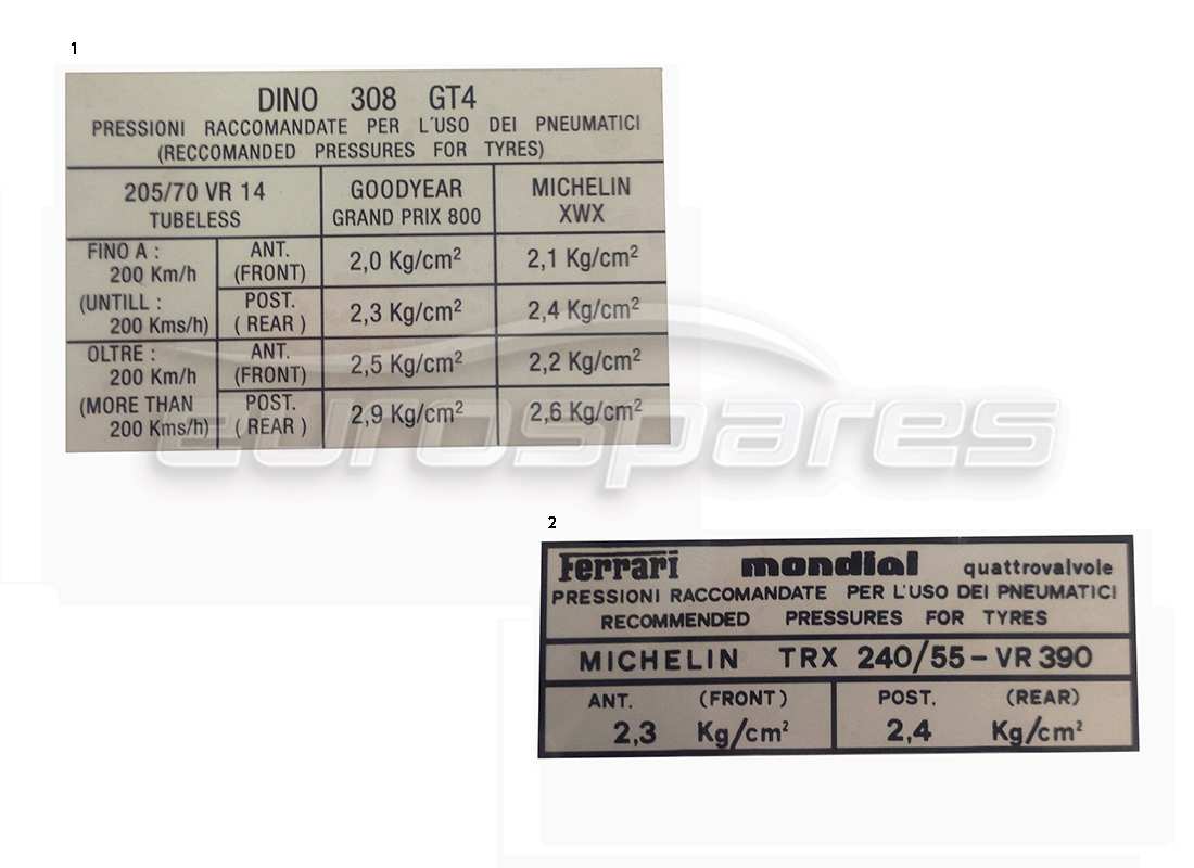 ferrari miscellaneous ferrari stickers - window part diagram