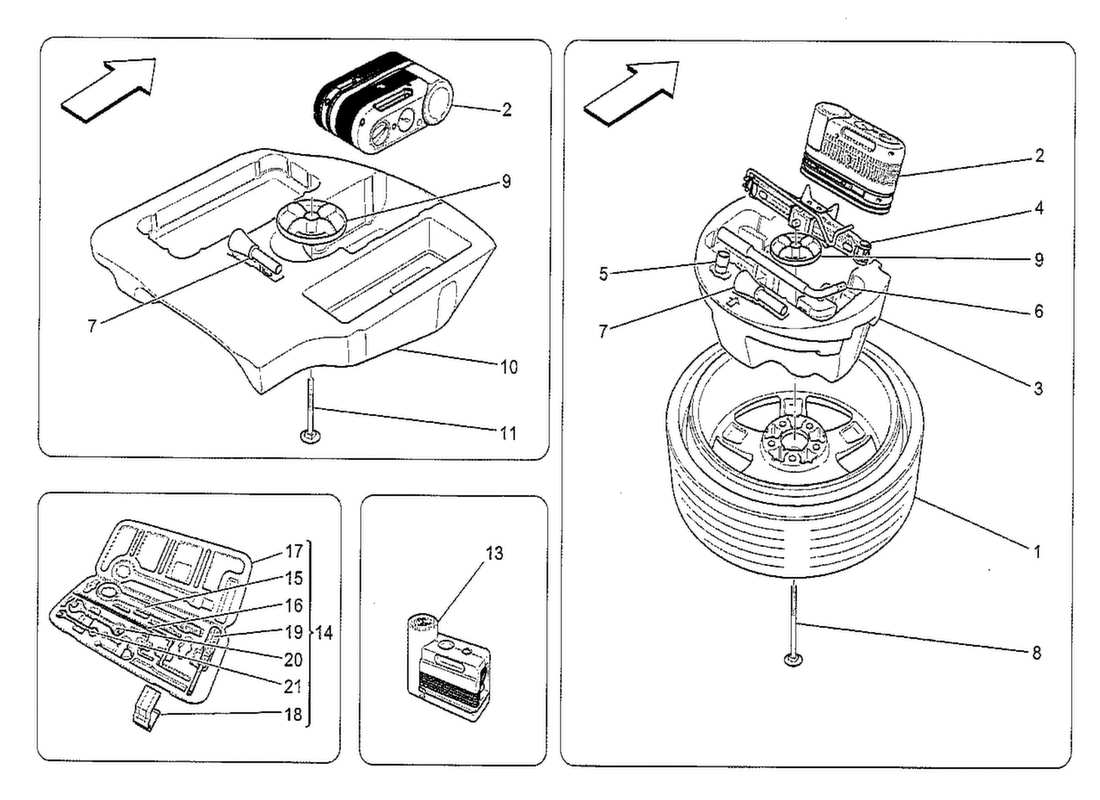 maserati qtp. v8 3.8 530bhp 2014 accessories provided part diagram